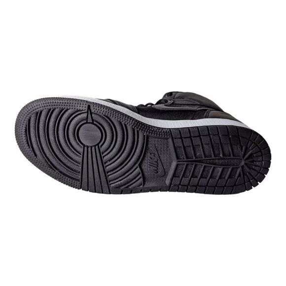 NWOB NIKE Air Jordan 1 Retro High 'Black Satin Gym Red Black' Sneakers Size 7 - Picture 8 of 9